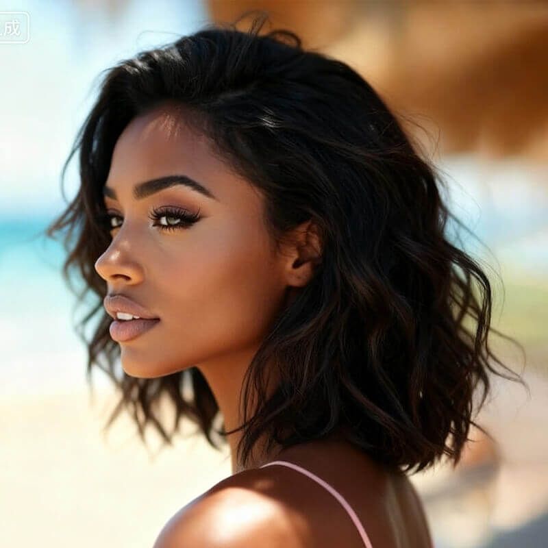 Wear and Go Wigs Bob Hairstyles Waves For Women Human Hair Wigs