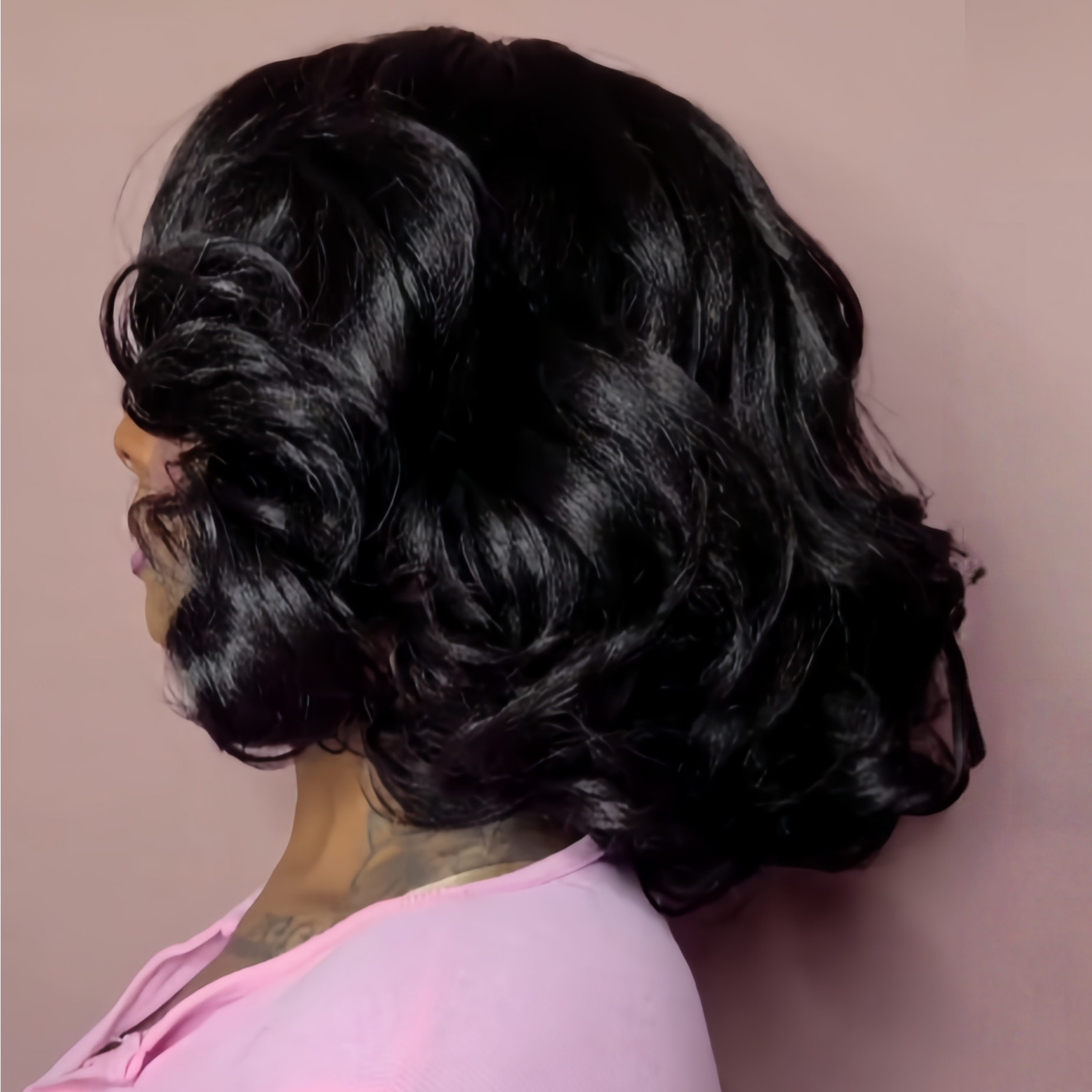 Lace Front Wig Curls Edges Y Part Kinky Barrel Curl 12
